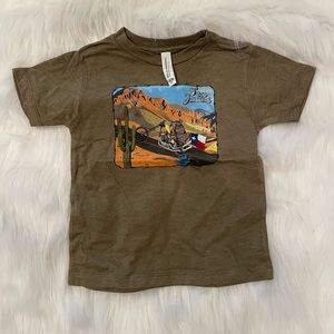 Tex Jaunt Armadillo Motorcycle Tshirt 4T